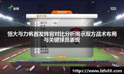 恒大与力帆首发阵容对比分析揭示双方战术布局与关键球员表现