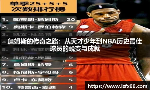 詹姆斯的传奇之路：从天才少年到NBA历史最佳球员的蜕变与成就