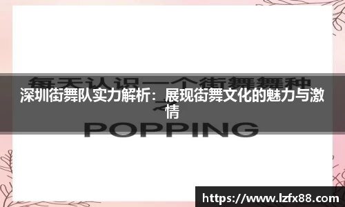 深圳街舞队实力解析：展现街舞文化的魅力与激情